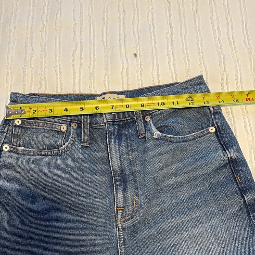 EUC Madewell Slim Boy Jeans - size 2 (24) - Picture 6 of 14